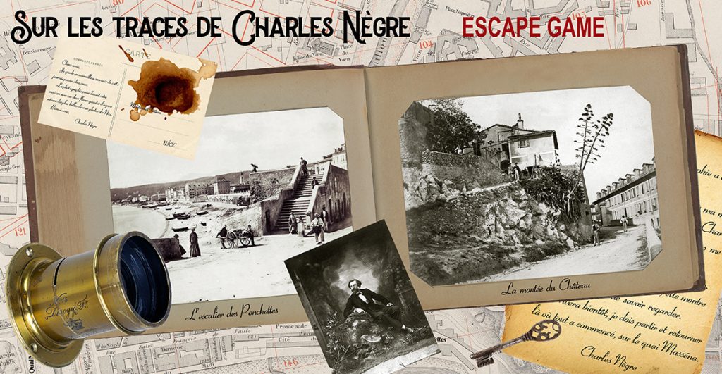 Visuel représentant l'escape game en ligne pour le musée de la photographie